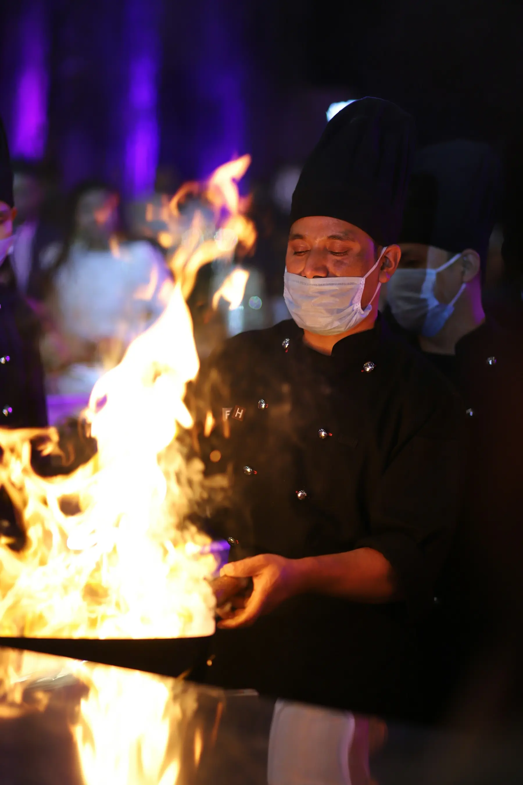 Chef at the stove